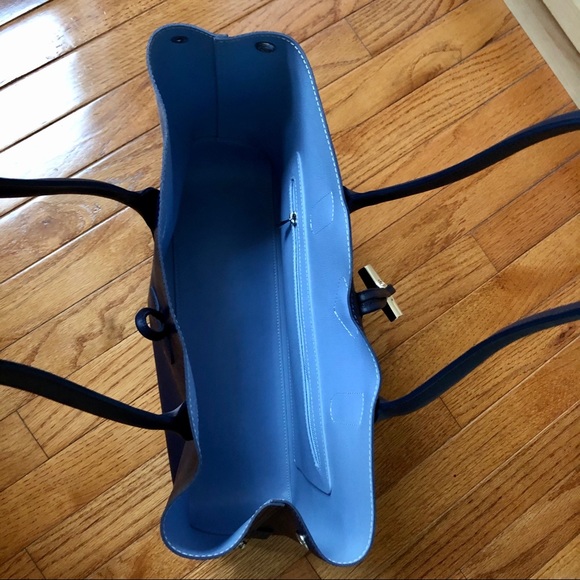 Longchamp Roseau Leather Shoulder Tote - Picture 10 of 13